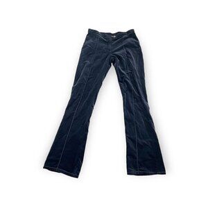 Seduce Los Angeles Bootcut Flare Velvet Pants Low Rise Women Size 4 Seam